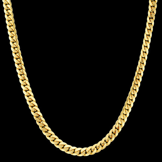 Solid Gold Miami Cuban Link Chain - 6mm