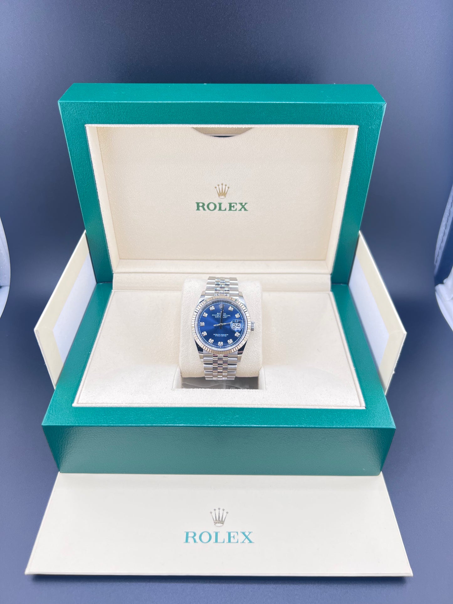 Rolex “Blue Diamond Dial” Date-just 36MM