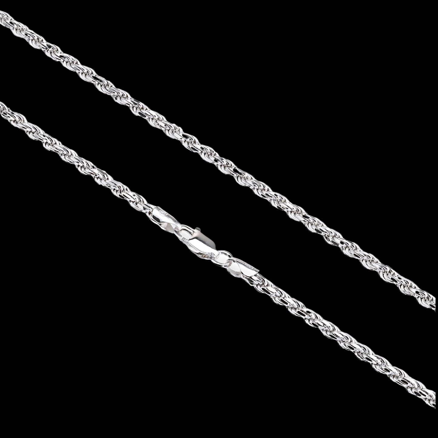 Rope Chain - 4mm Sterling Silver